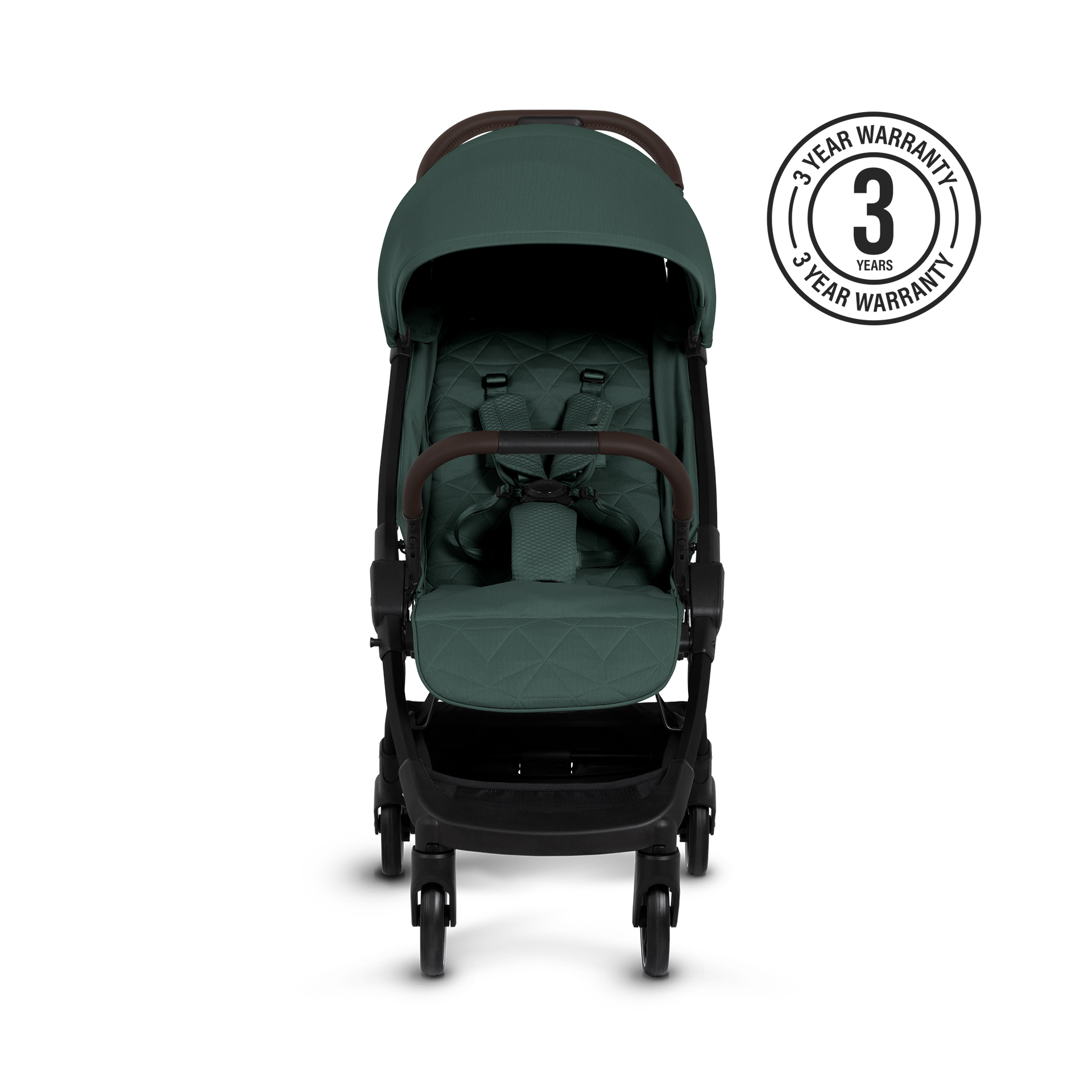 Silver Cross Clic 2 Stroller with Silver Cross Universal Footmuff | Connifer - Image 5