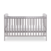 Obaby Grace Cot Bed & Fibre Mattress Warm Grey 6