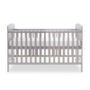 Obaby Grace Cot Bed & Fibre Mattress Warm Grey 6