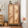 Japandi 3 Pcs Room Set Light Oak 7