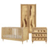 Japandi 3 Pcs Room Set Light Oak