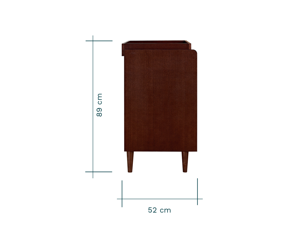 Japandi Chest Changer Warm Walnut 6