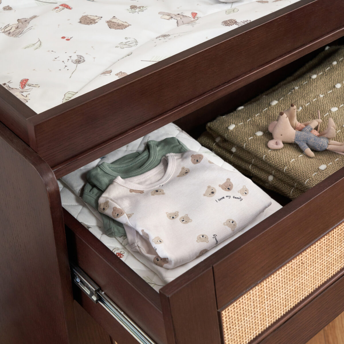 Japandi Chest Changer Warm Walnut4