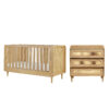 Japandi 2 Pcs Room-Set Light Oak