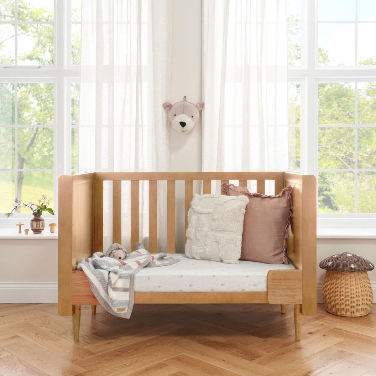 Japandi Mini 2 Pcs Room-Set Light Oak 6
