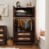 Japandi Mini 3 Pc Room Set Warm Walnut 11