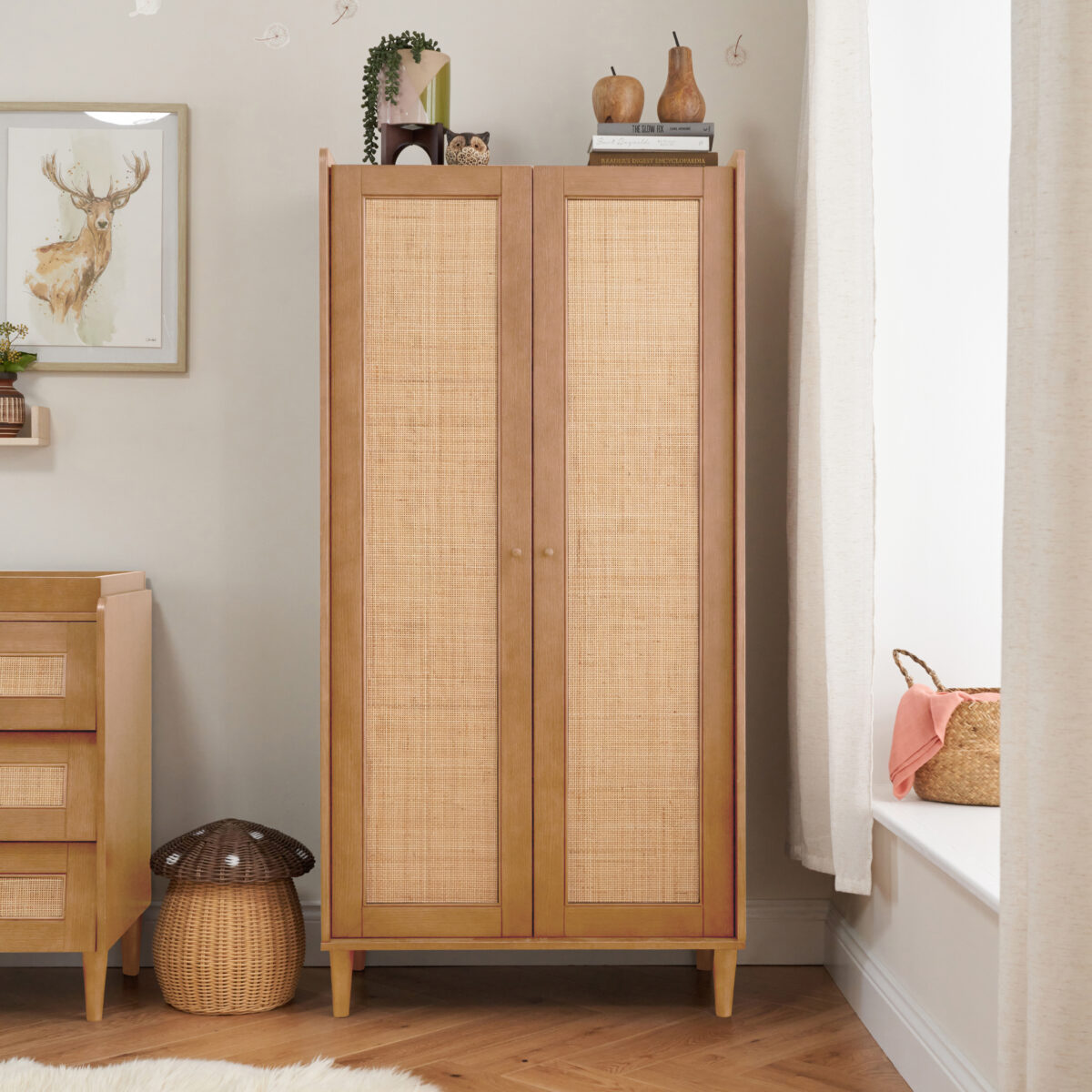 Japandi Wardrobe Light Oak 4