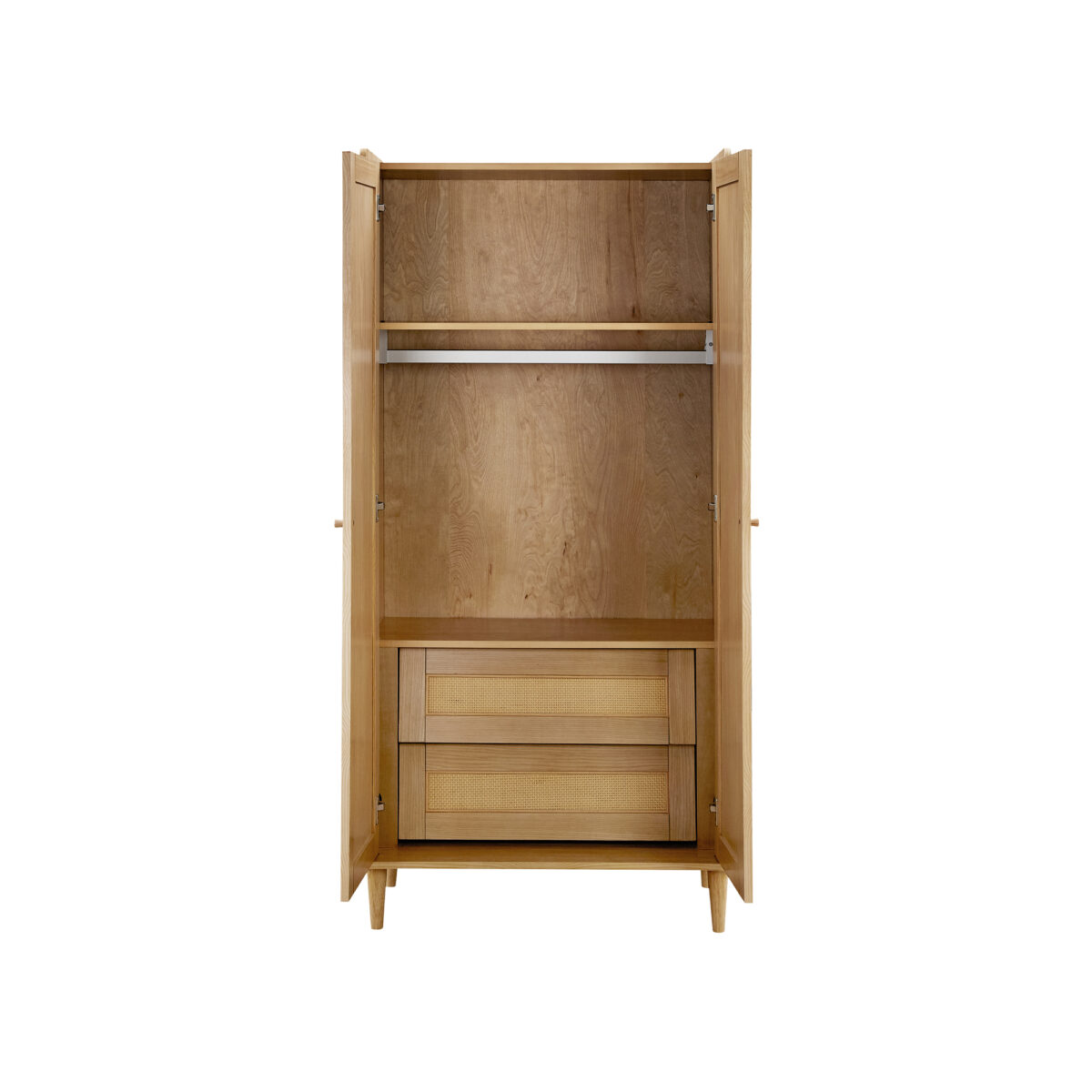 Japandi Wardrobe Light Oak 1