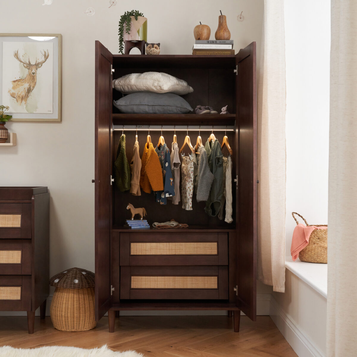 Japandi Wardrobe Warm Walnut 7