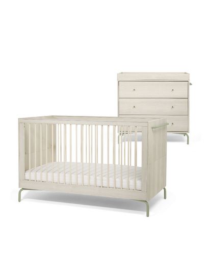 mamas papas kinlay 2 piece room set moss green