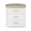 Silver Cross Valencia Dresser in White & Natural Ash