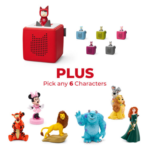 Tonies Toniebox Starter Set + 6 Character Bundle