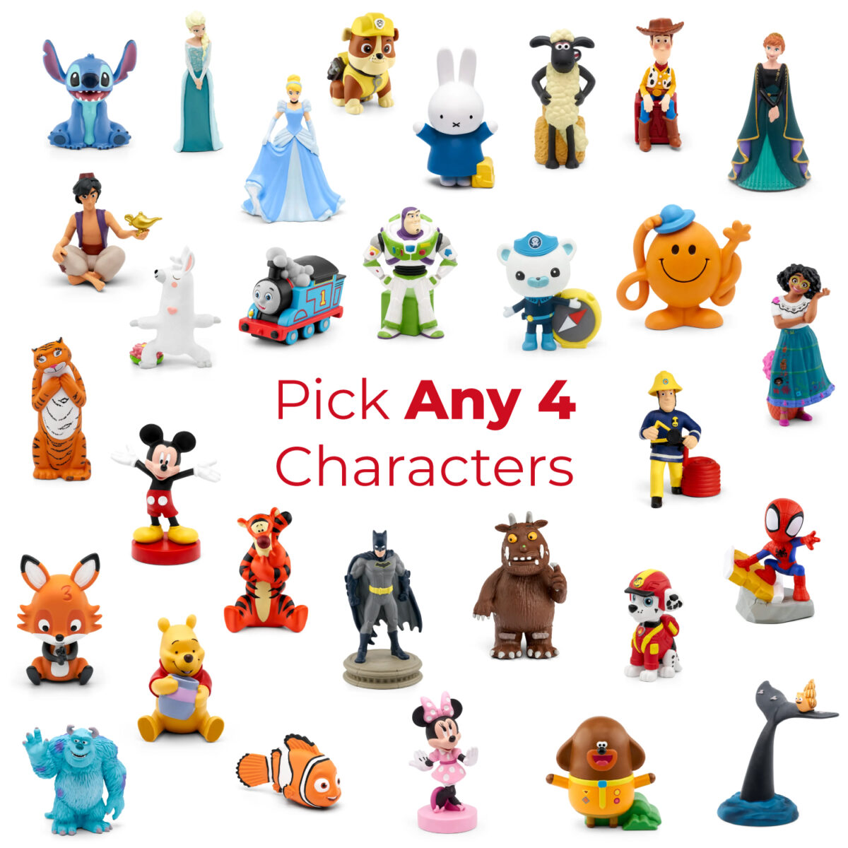 Tonies Toniebox Starter Set + 4 Character Bundle