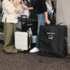 Uppababy minu duo travel bag lifestyle image