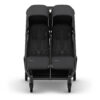 Uppababy Minu Duo Twin Pushchair Jake Black Front Seats Upright