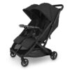 Minu Duo with two snack trays configured on either side for the stroller