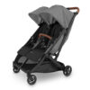 Uppababy Minu Duo Stroller Bumper Bar – Saddle configured on the left side of the double stroller only.