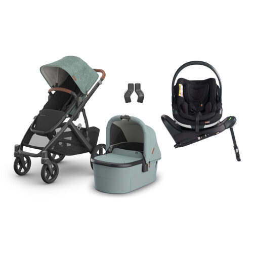 Uppababy Vista V3 Travel System with Besafe care seat & ISOFIX BASE - Gwen