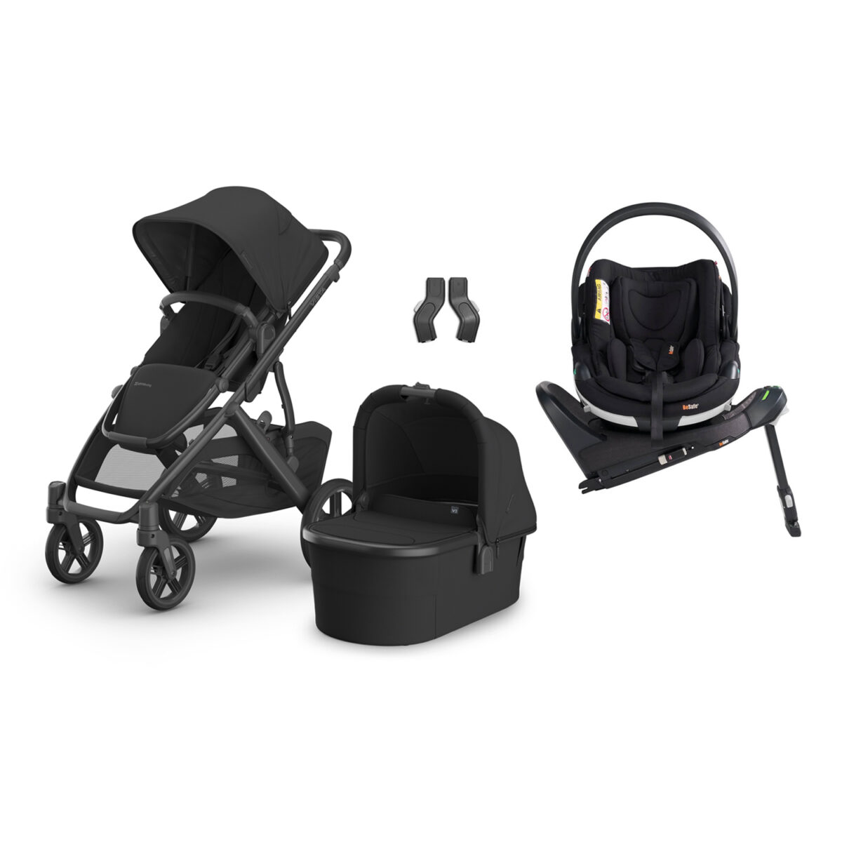 Uppababy Vista V3 Travel System with Besafe care seat & ISOFIX BASE - Jake
