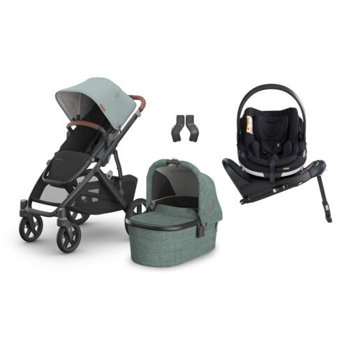 Uppababy Vista V3 Travel System with Besafe care seat & ISOFIX BASE - Kenzi