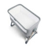 mamas and papas lua bedside crib grey 10