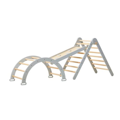 Scala Montessori 3 in 1 Pikler Climbing Frame with Climbing Wall
