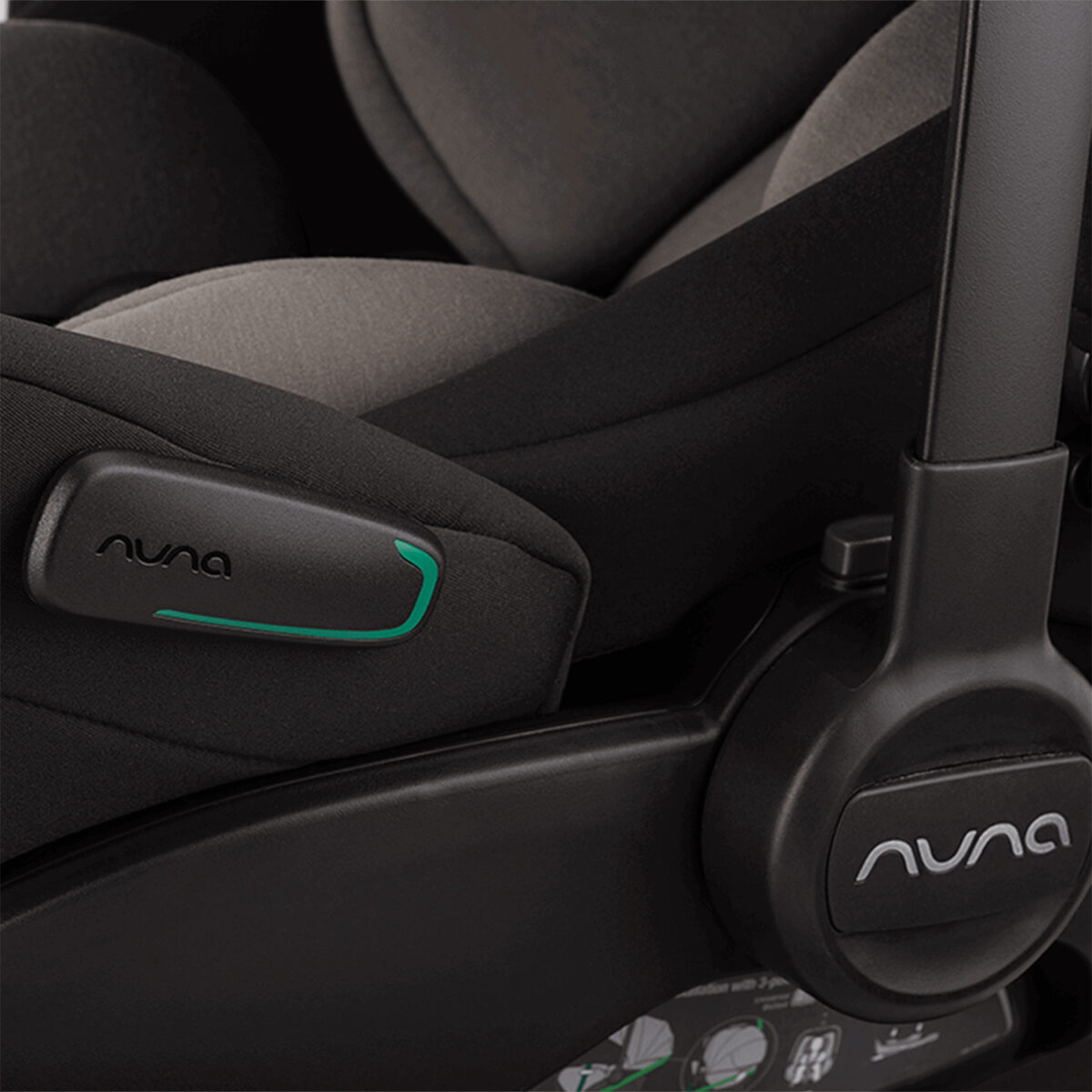 Nuna MIXX NEXT with ARRA FLEX & Base Curv - Caviar 4