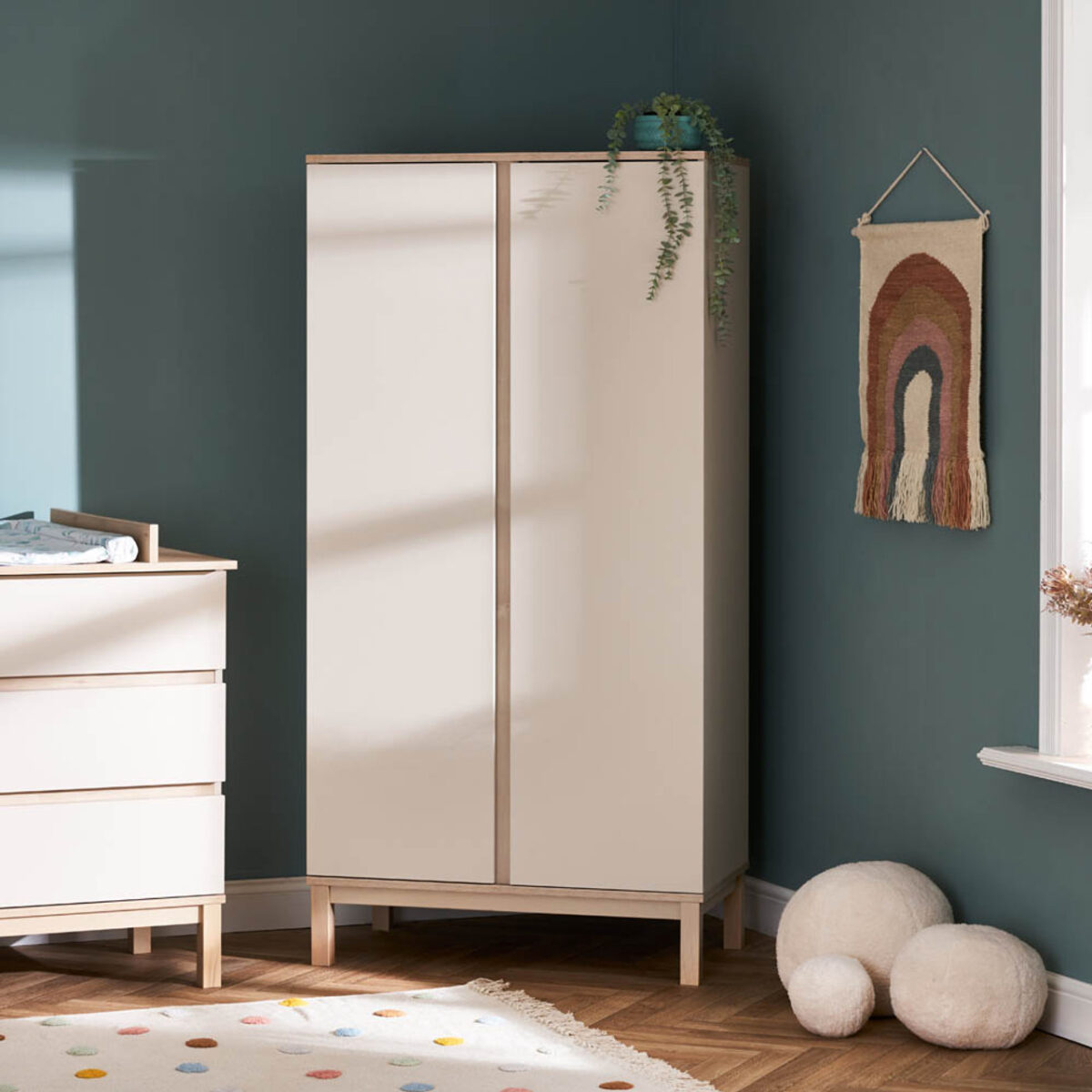 obaby astrid double wardrobe satin 5