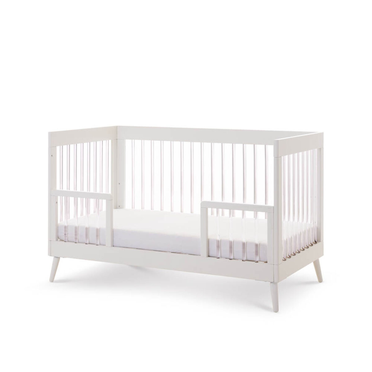 Obaby Maya Cot Bed White Acrylic 3