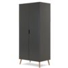 Obaby Maya Double Wardrobe Slate with Natural