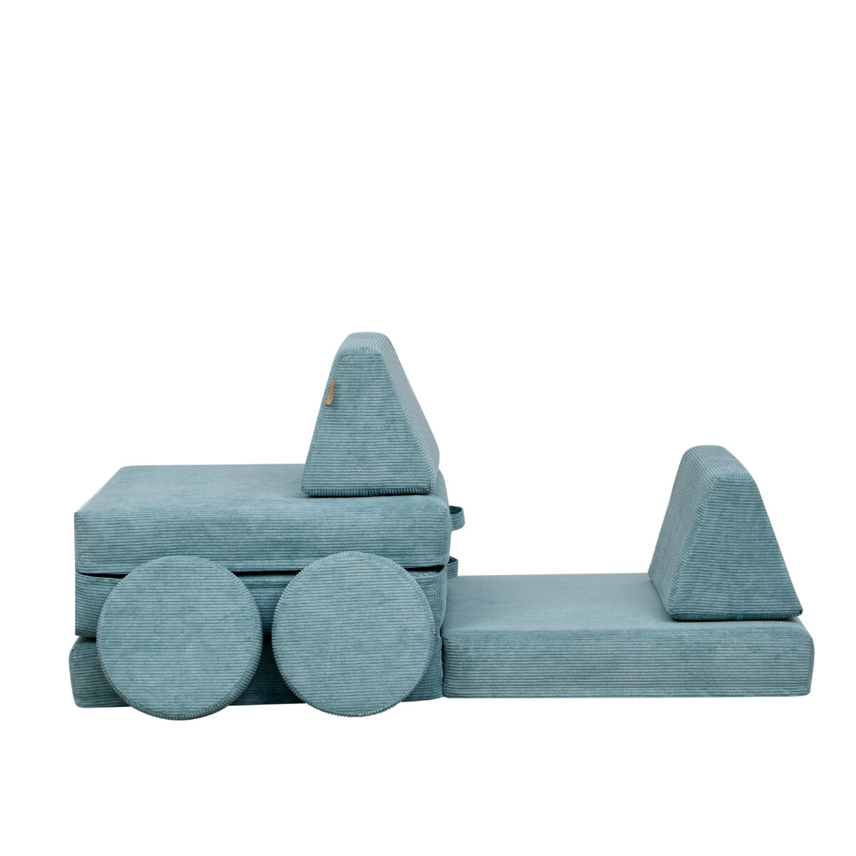 Playrama Montessori Kids Play Sofa ocean stonet 2