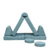 Playrama Montessori Kids Play Sofa ocean stone 3