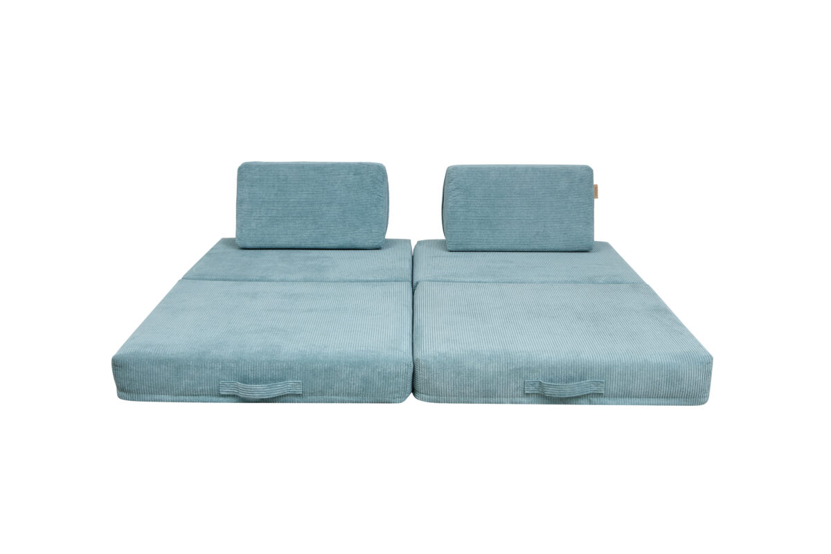 Playrama Montessori Kids Play Sofa ocean stone 5