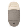 Maxi-Cosi footmuff in Twillic Truffle with fleece lining, windproof and cold weather ready.