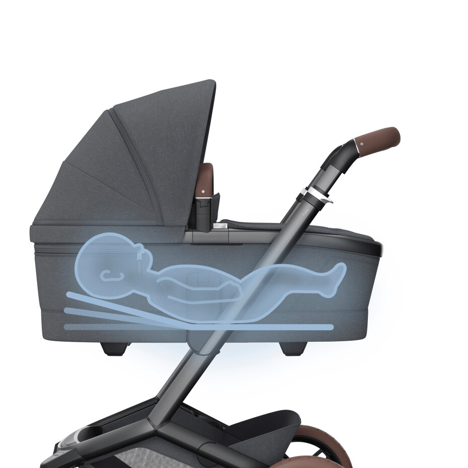 Maxi-Cosi Fame 7 Essential Bundle - Pushchair & Carrycot - Twillic Graphite 2