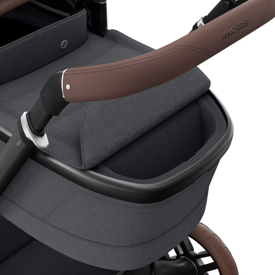 Maxi-Cosi Fame 7 Essential Bundle - Pushchair & Carrycot - Twillic Graphite 16