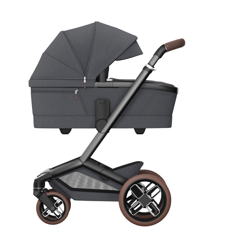 Maxi-Cosi Fame 7 Essential Bundle - Pushchair & Carrycot - Twillic Graphite 9