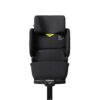 Compact Axkid Up car seat with visible branding and padded seat, designed for ergonomic child support.