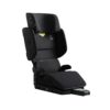 Axkid Up ergonomic car booster seat in reclining position, high back for child safety and comfort.