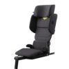 AXKID Up ISOFIX booster car seat in Arctic Mist Grey with side wings and soft cushioned back.