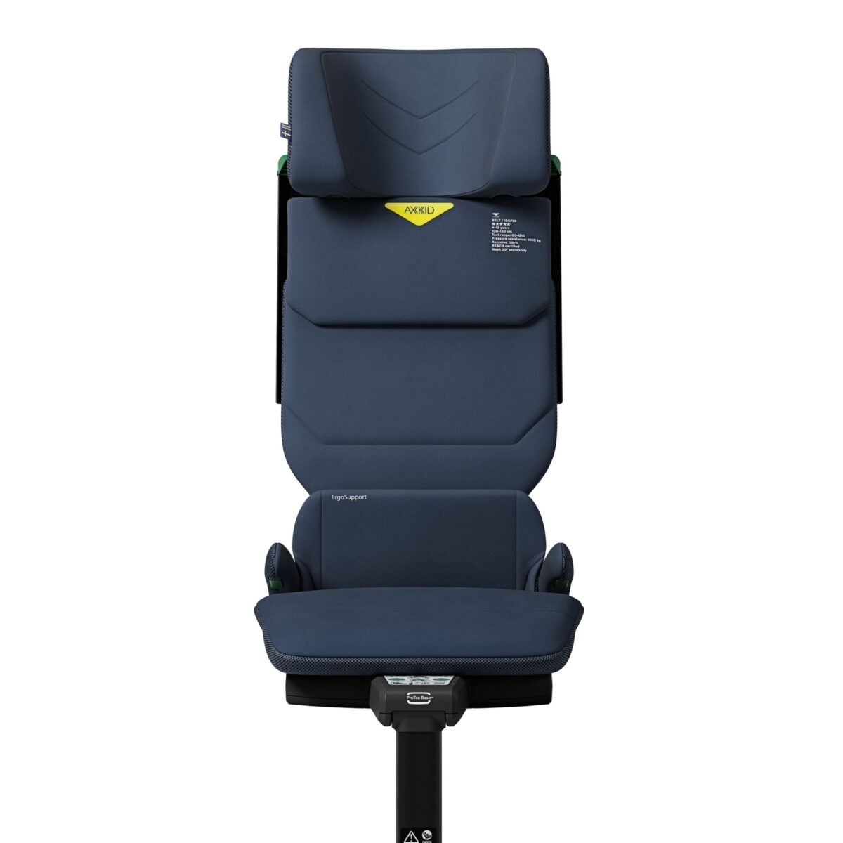 Full-height view of Axkid Up in Glacier Lake Blue with leg support and breathable mesh fabric.