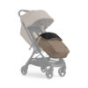 Silver Cross Clic 2 Footmuff configured on pushchair Cobble Side view