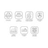 MiniUno Fibre Cot Bed Mattress 140x70cm 3