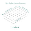 MiniUno Fibre Cot Bed Mattress 140x70cm 4
