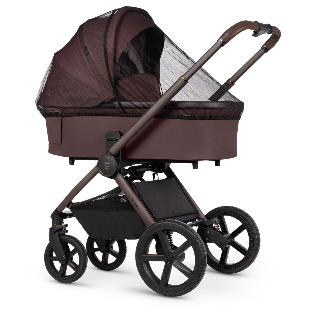 Venicci-Upline-2-Burgundy-SE-Carrycot-with-Mosquito-Net