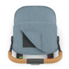 Top view of Dillan UPPAbaby MINU V3 stroller showing peekaboo mesh window and leather handle.