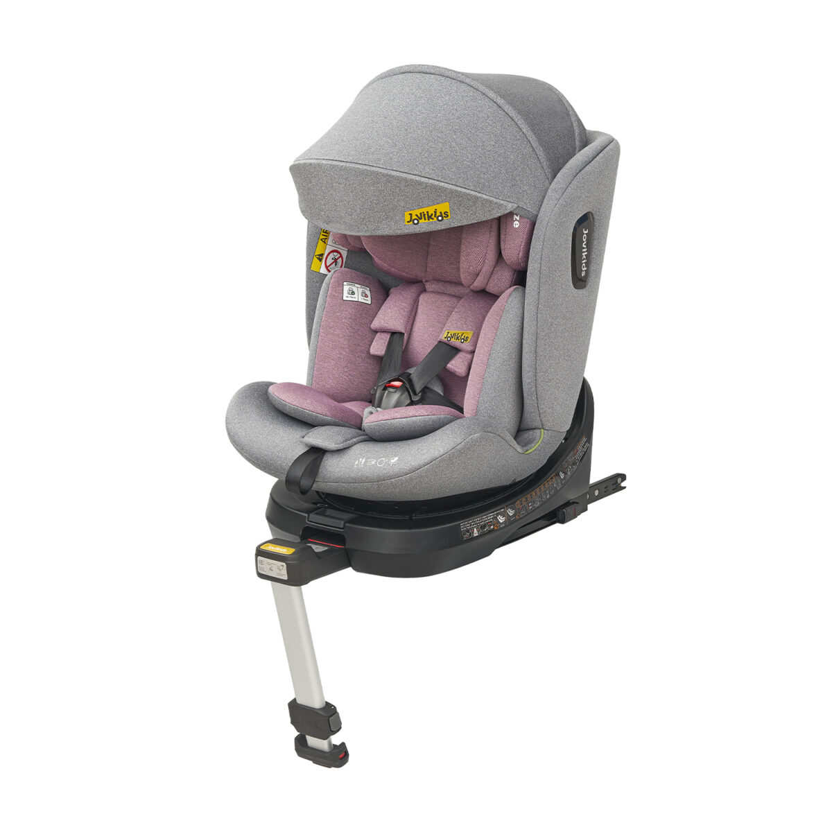 Jovikids Ranger 360° Swivel i-Size Car Seat 40-150cm in Pink 3