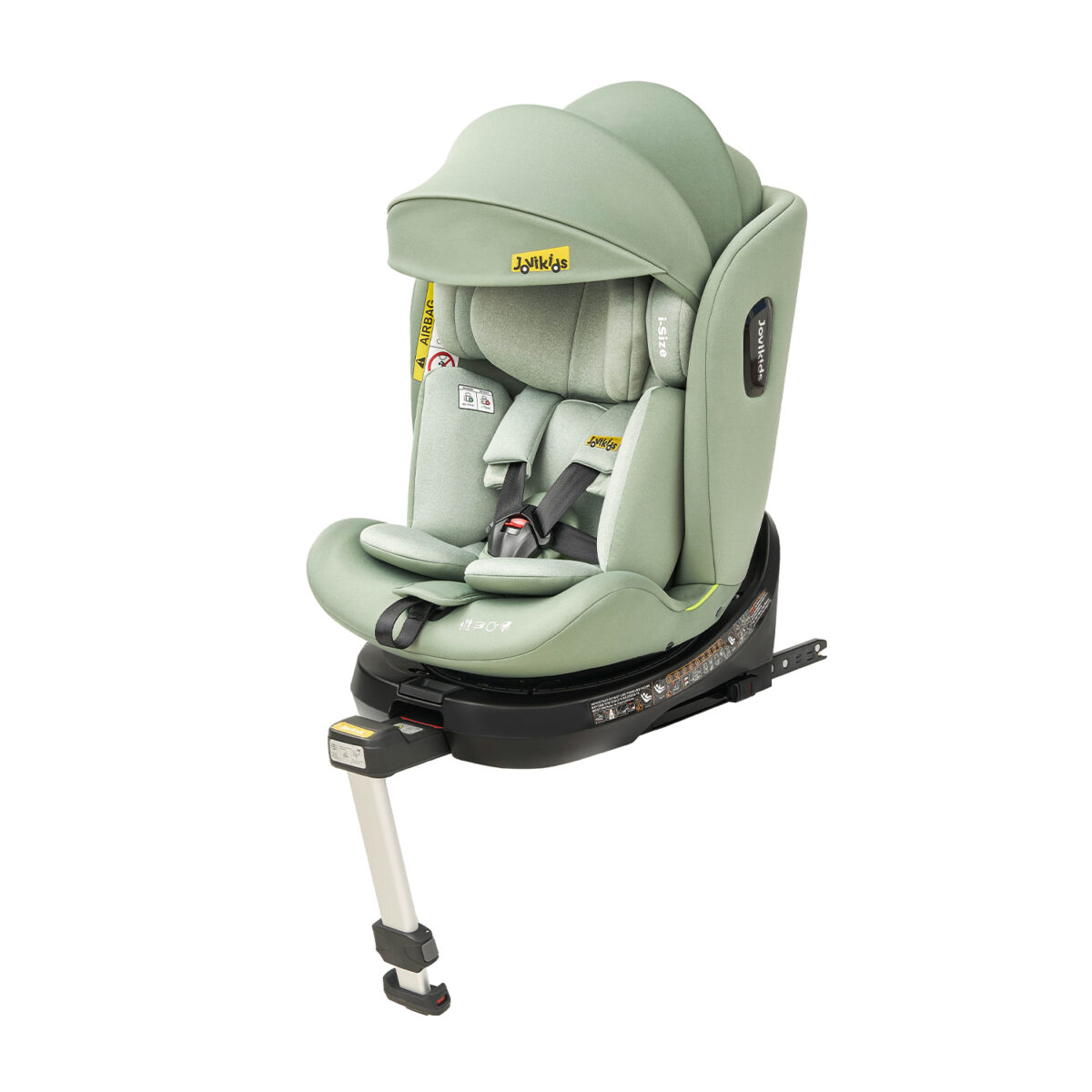 Jovikids Ranger 360° Swivel i-Size Car Seat 40-150cm in Green 5