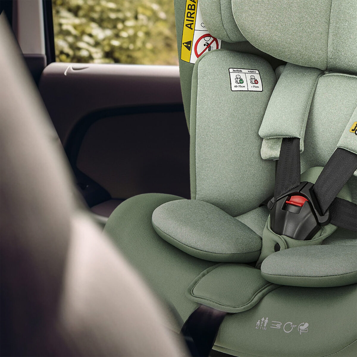 Jovikids Ranger 360° Swivel i-Size Car Seat 40-150cm in Green 14