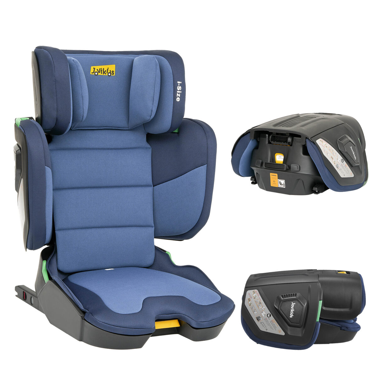 Jovikids Rober Portable Highback Booster i-Size 100–150cm in Blue 7